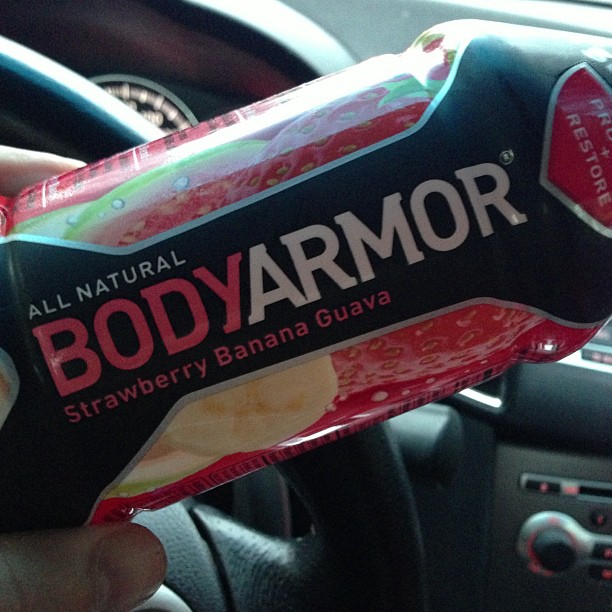 I'm officially addicted to @DrinkBodyArmor