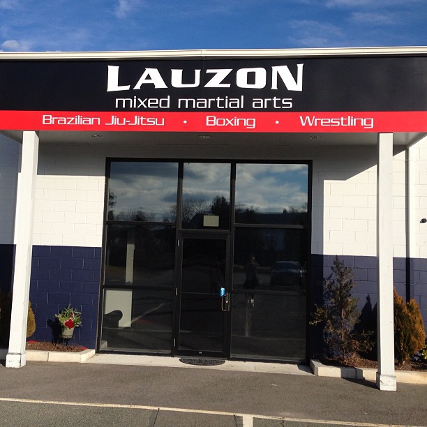 New sign for @LauzonMMA is looking good!